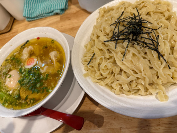 「特製塩つけめん(太麺、大盛)」@らーめん天神下 大喜の写真
