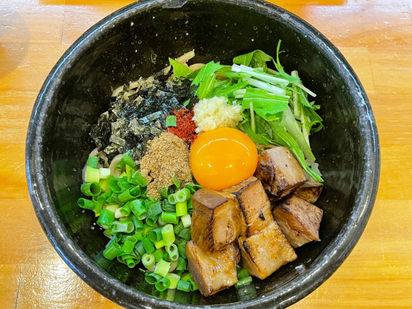 「まぜそば　￥９７０」@麺屋いっちょう 東海店の写真