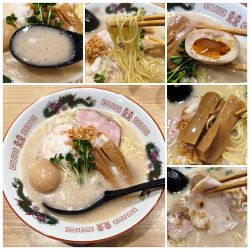 鶏白湯(塩)辣油ラーメン＋味玉＝1100円