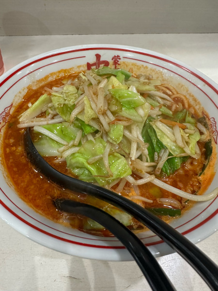 「【限定】濃厚酸辛SOBA」@蒙古タンメン 中本 渋谷店の写真