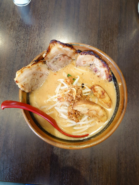「北海道味噌󠄀炙りチャーシュー」@麺場 田所商店 本店の写真