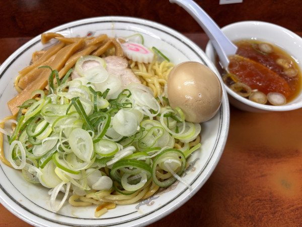 「大 ねぎ 味玉 スープ」@珍々亭の写真