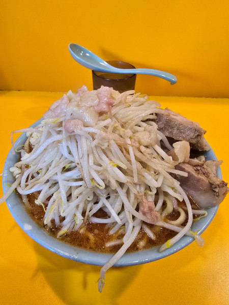 「小ラーメン　辛いやつ　ニンニク　アブラ」@ラーメン二郎 八王子野猿街道店2の写真