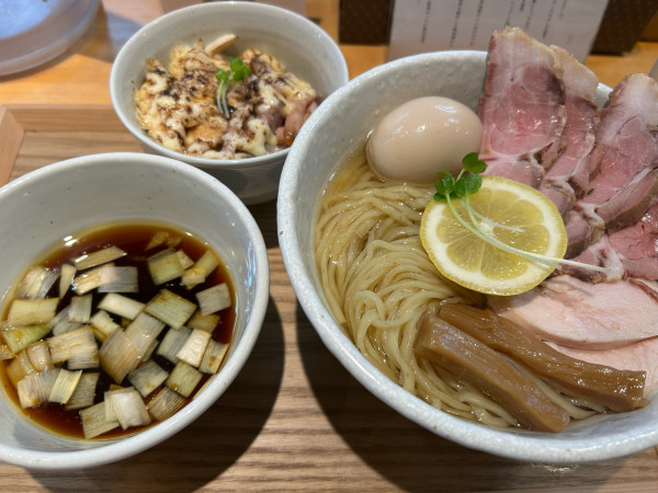 「特製醤油昆布水つけ麺(大)」@Hamano Comugiの写真