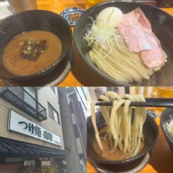 「つけ麺(中)」＋「瓶ビール」