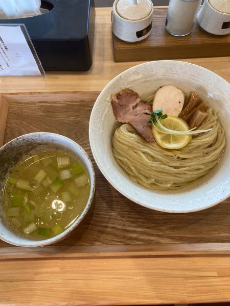 「昆布水つけ麺（塩）」@HONJO NOODLE HOUSEの写真