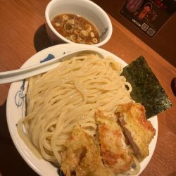 濃厚つけ麺 豚天 麺3.5倍盛