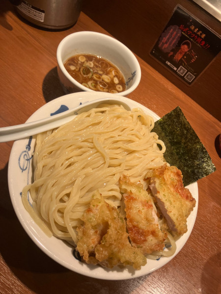 「濃厚つけ麺 豚天 麺3.5倍盛」@麺屋武蔵 二天 池袋店の写真
