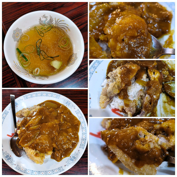 「カツカレーライス　1050円」@大精軒の写真