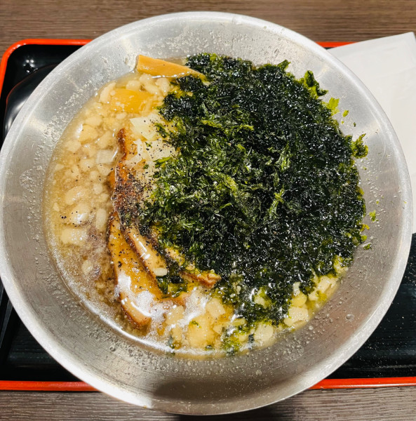 「バラのり背脂ラーメン 1050円」@栄PA（下り）スナックコーナーの写真