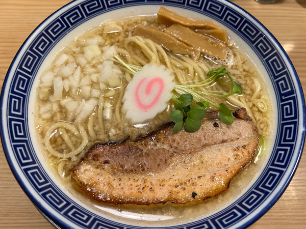 「背脂煮干そば」@煮干そば 流。の写真