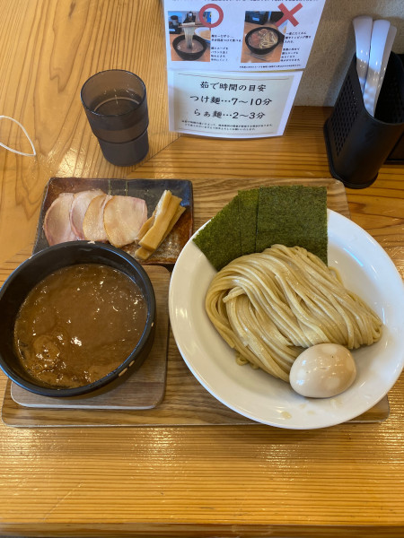 「特製豚骨魚介つけ麺¥1,400円」@麺道 ひとひらの写真