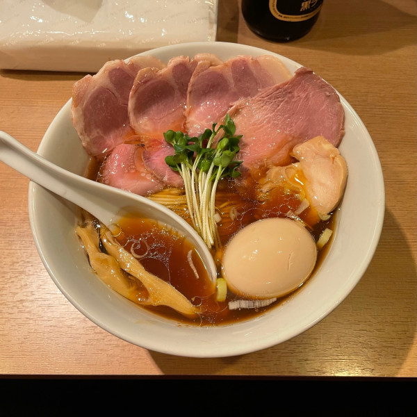 「特製醤油中華そば」@中華そば 流川の写真