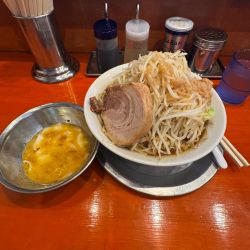 ラーメン大、あぶネギ卵