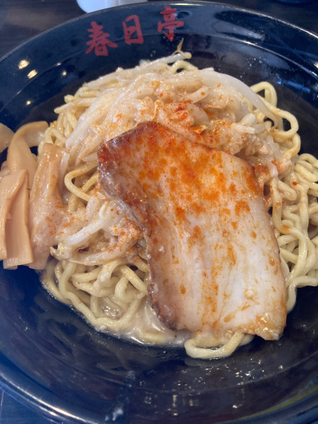 「鶏豚油そば」@油そば 春日亭 渋谷店の写真