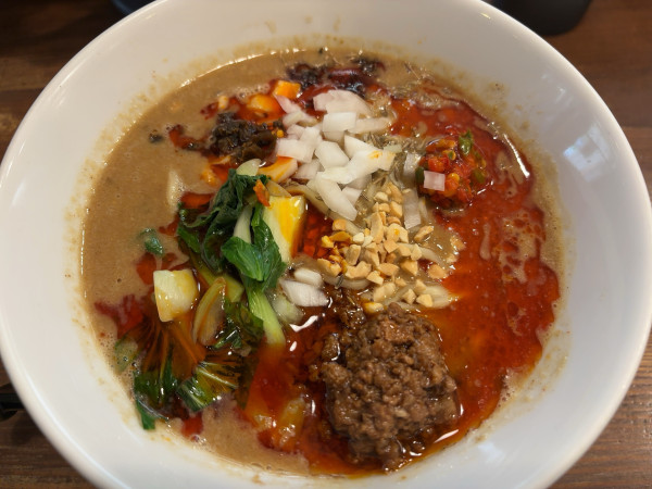 「カレー担々麺1050円」@四川担々麺 赤い鯨の写真