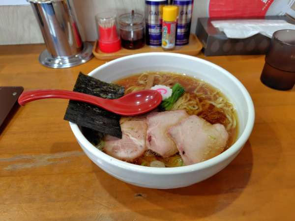 「ワンタンメン¥1100」@とら食堂 松戸分店の写真