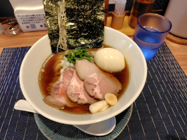 「特製煮干しソバ¥1250」@中華ソバ 篤々 TOKU-TOKUの写真