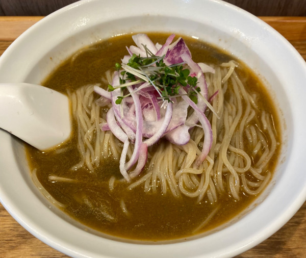 「【限定】冷やし甘海老蕎麦　1300円」@麺処 にぼし香 菊名店の写真