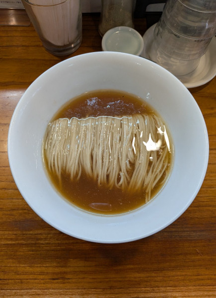 「醤油そば（具材抜き）」@アメノオトの写真