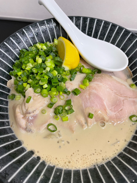 「限定　牡蠣混ぜそば（牡蠣増量サービス）」@自家製麺SHINの写真