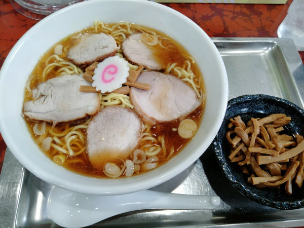 「チャーシュー麺＋メンマ」@赤坂味一の写真
