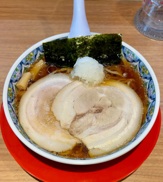 「Toraやの中華そば+チャーシュー１枚（1100円）」@鶏Soba Toraやの写真