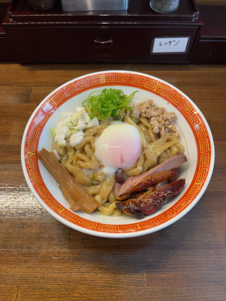 「極太麺チー油まぜそば（1100円）」@麺や一芯の写真