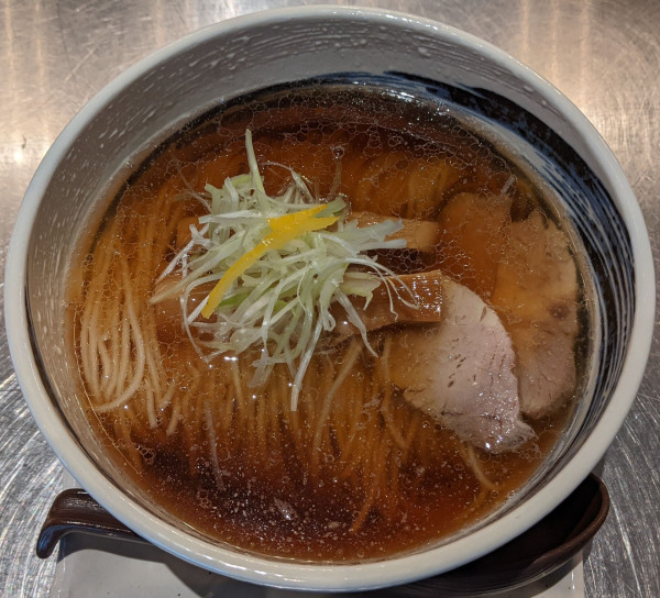 「煮干しそば（並）750円」@中華そば まるじの写真