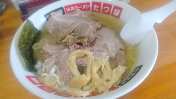 「チャーシュウメン塩」@地鶏ラーメン たつ屋の写真