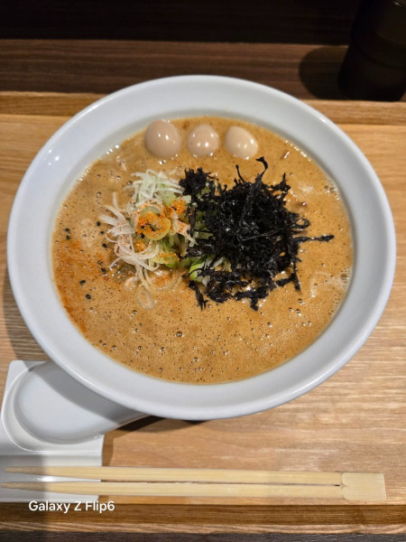 「シャカリキおタツの煮干納豆醬ソバ(いりこ清湯×納豆醬」@NIBOSHIMANIAの写真