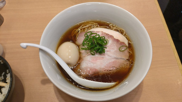 「味玉和來セット(1300円・醤油・メンマ抜)」@らぁ麺 和來の写真
