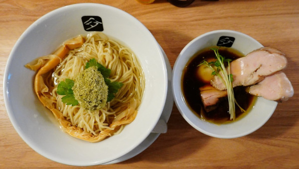 「特製鶏つけそば＋スーパードライ小瓶」@中華そば 髙野の写真