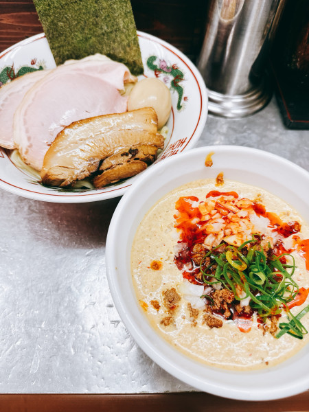 「冷製豆乳担々つけ麺」@麺や 睡蓮の写真