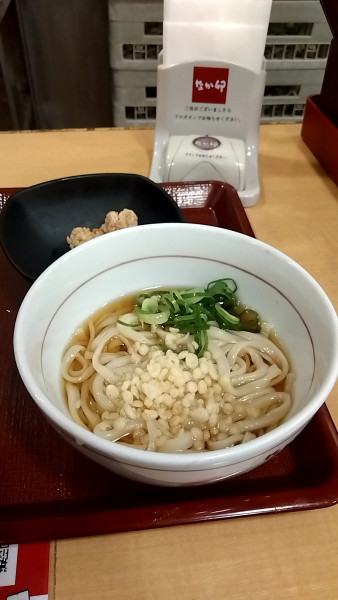 「冷やしはいからうどん」@なか卯 三田店の写真