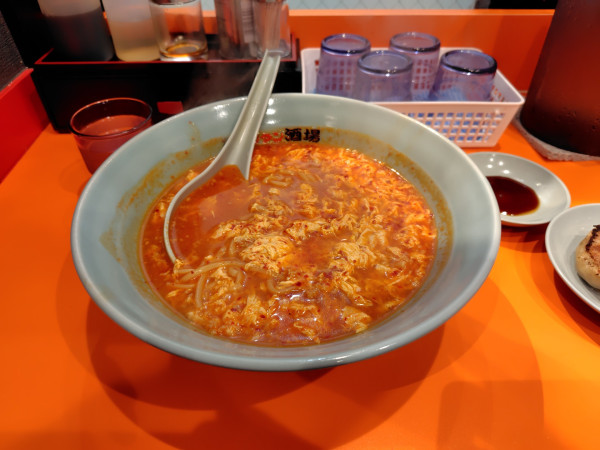 「タンタンメン＋半餃子＋半ライス¥1400」@元祖ニュータンタン酒場 川崎東口店の写真