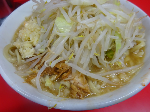 「小ラーメン　ブタ2枚　920円」@ラーメン二郎 仙台店2の写真