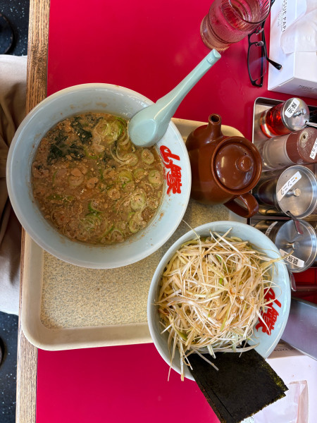 「醤油つけ麺」@ラーメン山岡家 上三川店の写真