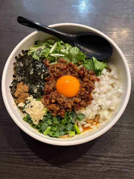 「台湾カレーまぜそば」@らーめんまぜそば あらし 名駅店の写真