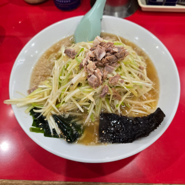 「ネギラーメン ネギW」@ラーメン かいざん 新小岩店の写真