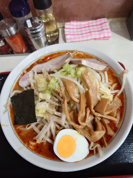 「野菜ラーメン 担々変更」@所沢大勝軒の写真