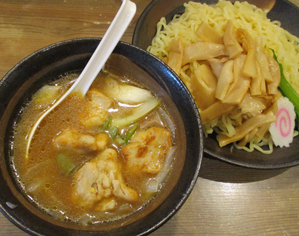 「＜期間限定＞和風カレーつけめん＋メンマ　790円＋130円」@幸楽苑 秋葉原店の写真