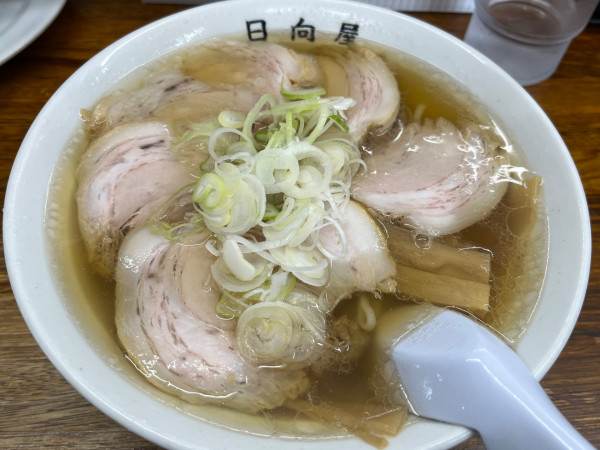 「チャーシュー麺」@青竹手打ちラーメン 日向屋の写真