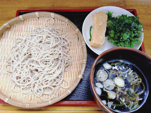 「天盛セット　８００円　※」@芭蕉そばの写真