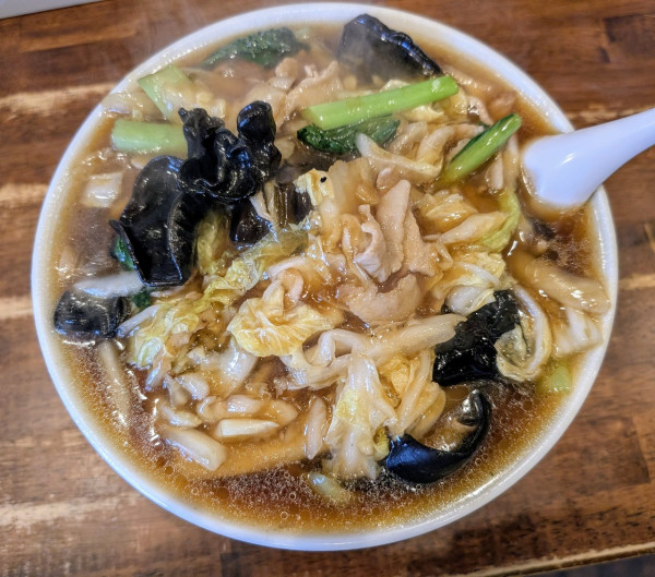 「肉そば900円」@中華 のんちの写真