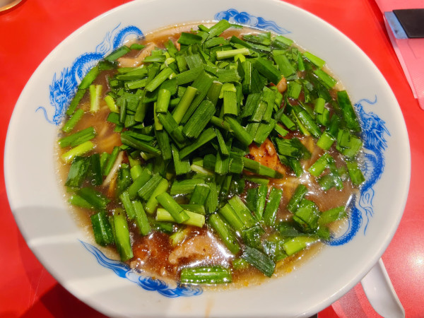 「モツニラあんかけラーメン」@大塚 幸龍軒の写真