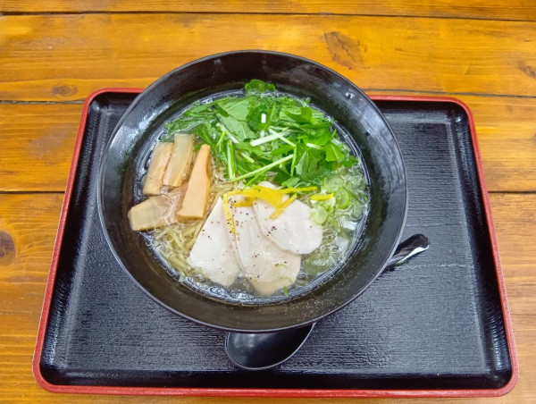 「もてぎ名物ゆず塩ラーメン」@森のキッチンどんぐりの写真