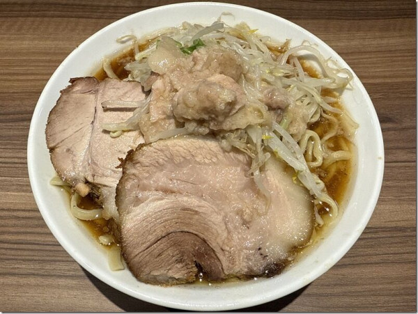 小ラーメン（ヤサイ少なめ・アブラ少なめ：1200円）