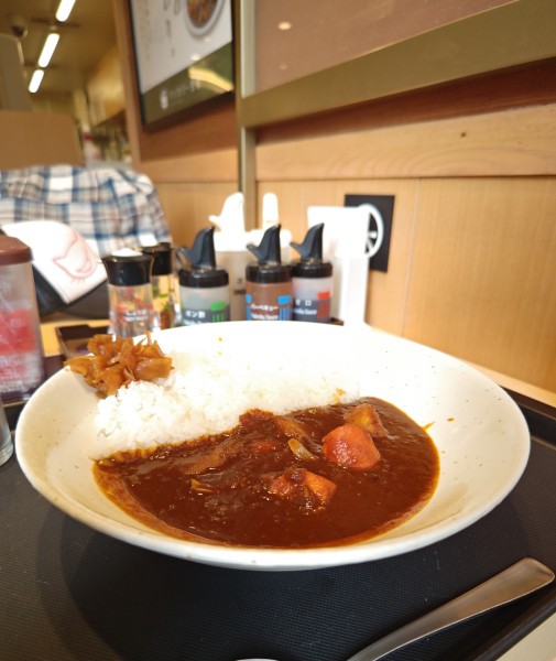 「ごろごろ野菜スパイシーカレー」@松屋・マイカリー食堂 浅草橋南店の写真