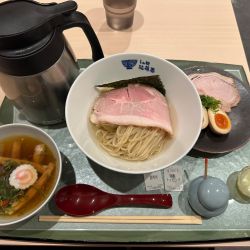 昆布水つけそば＋特製トッピング